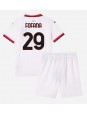 AC Milan Youssouf Fofana #29 Auswärts Trikotsatz für Kinder 2024-25 Kurzarm (+ Kurze Hosen)